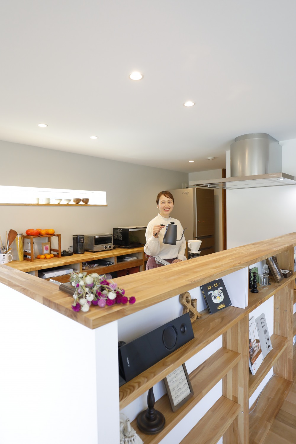 福岡県久留米市の注文住宅会社ホームラボ　HOMEiのキッチン施工事例画像