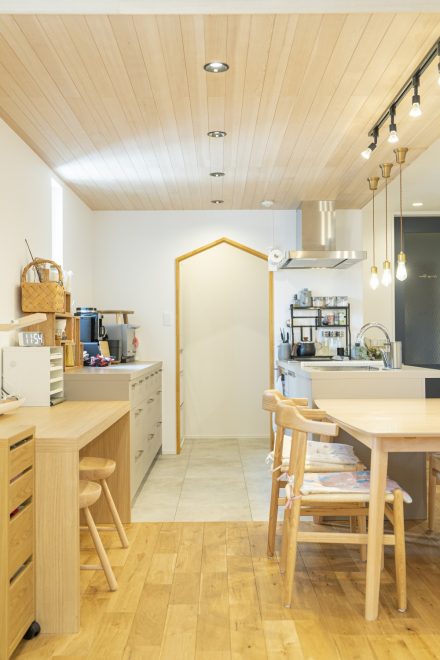 福岡県久留米市の注文住宅会社ホームラボ　HOMEiのキッチン施工事例画像
