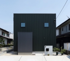 福岡県久留米市の注文住宅会社ホームラボSimpleBoxの外観施工事例画像