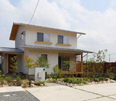 福岡県久留米市の注文住宅会社ホームラボ HARMONYの外観施工事例画像